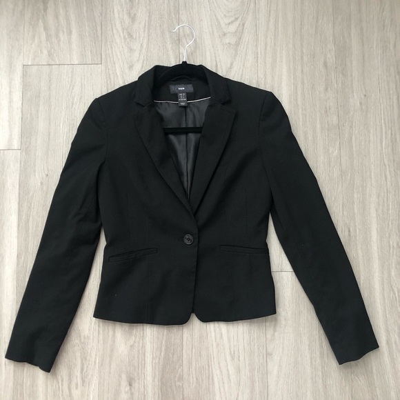 H&M black suit jacket blazer